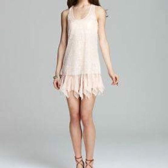 Free People Dresses & Skirts - Intimately Free People pink sequin layered dress